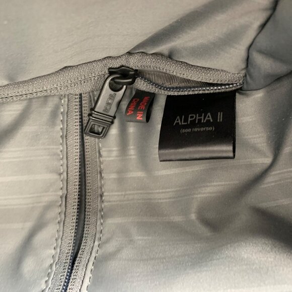 TUMI Alpha 2 Business Case Carry-On 2-Wheel Roller Expandable Handle MCR Monogra - Picture 12 of 12